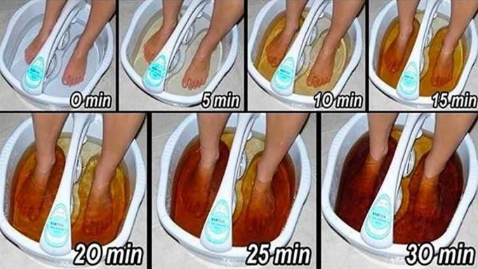 Recept na detoxikaci nohou